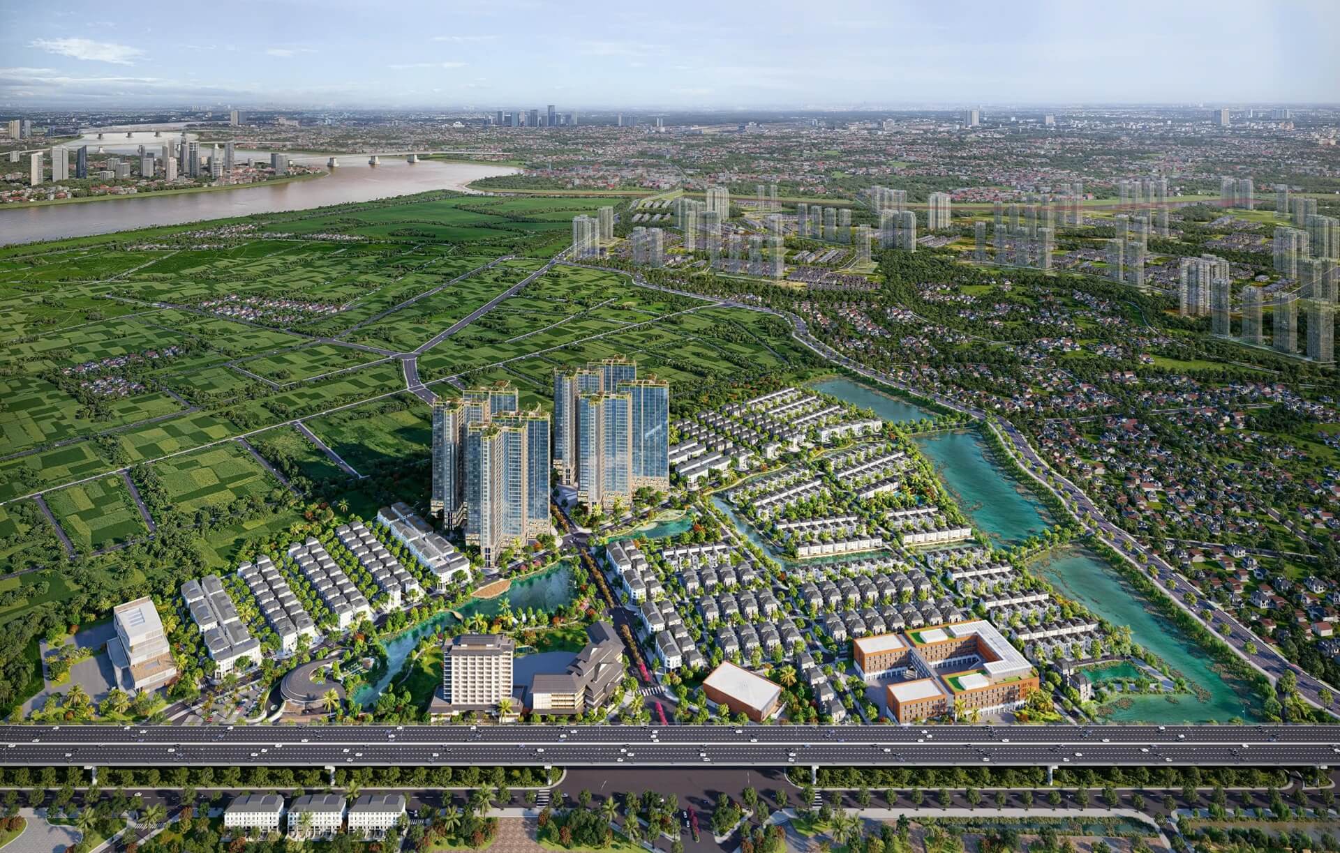 tiện ích dự án sunshine grand city văn giang hưng yên
