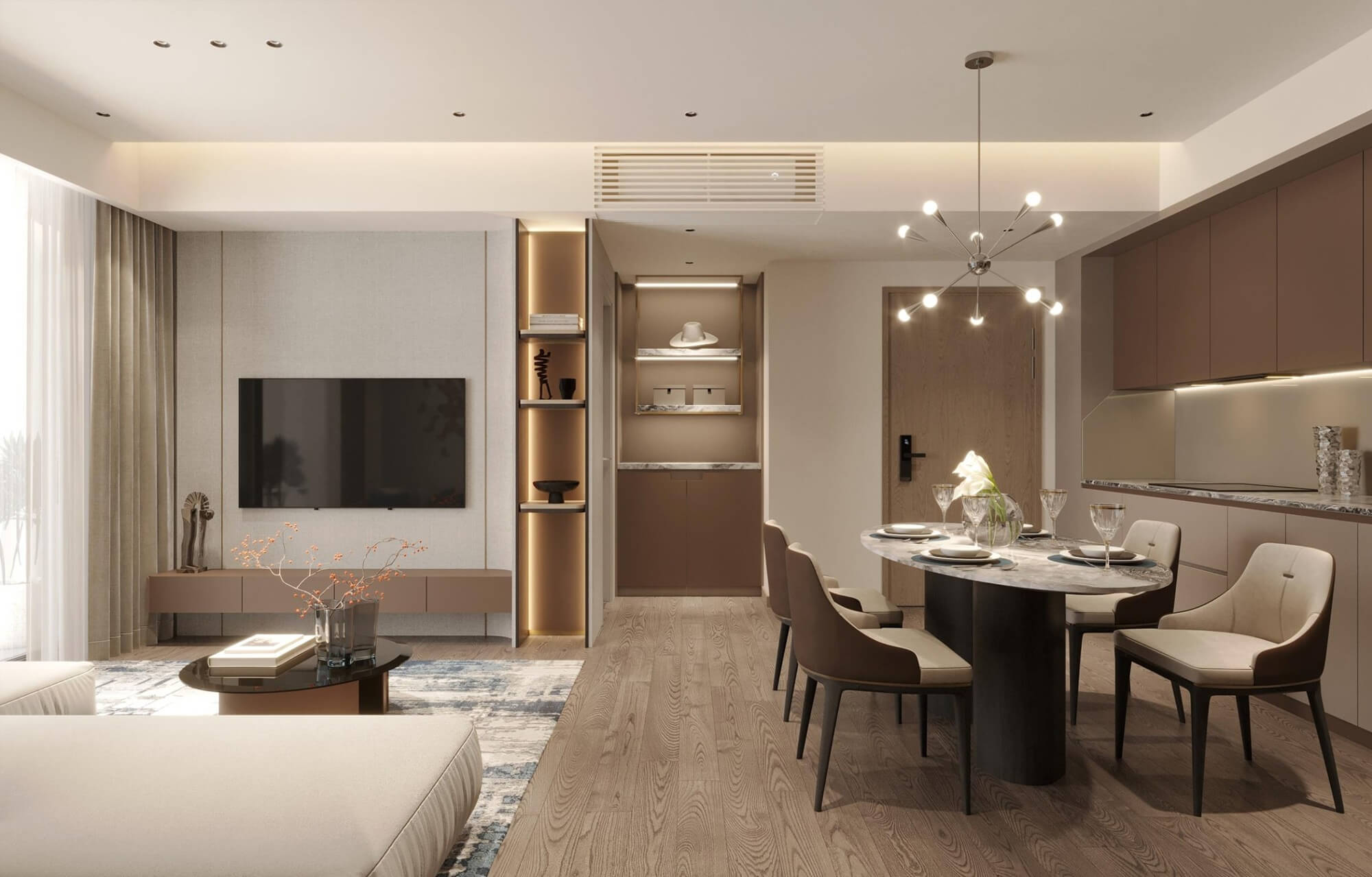 Căn hộ 2 phòng ngủ Sunshine Grand City Văn Giang Hưng Yên