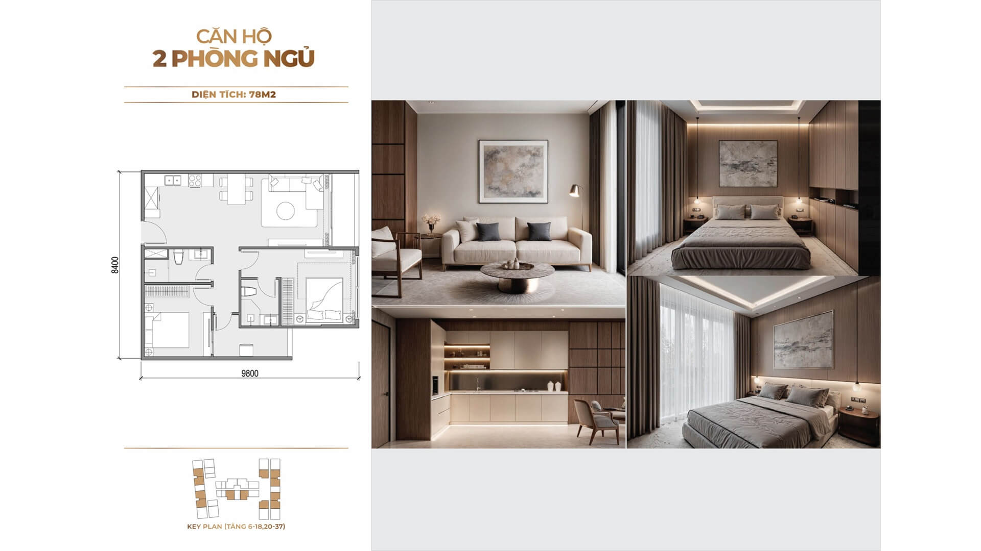 thiết kế căn hộ 2 phòng ngủ sunshine grand city văn giang hưng yên