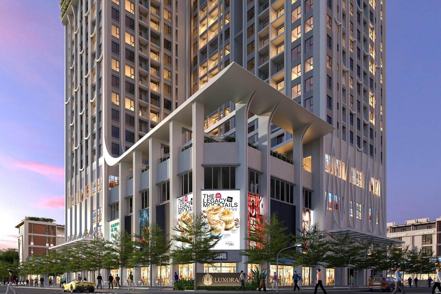 tiện ích dự án luxora grand vĩnh yên